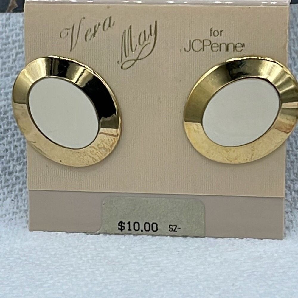 Vintage Vera May for JCP 1980’s clip earrings